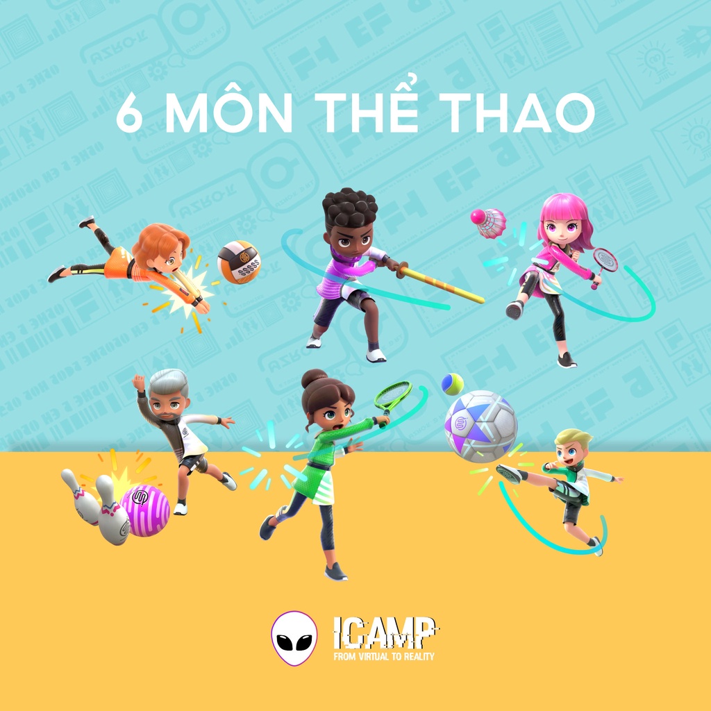 Phụ Kiện Thể Thao Nintendo Switch Sports Có Kèm Strap - Bảo Hành 3 Tháng