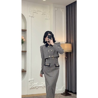 Set váy ziczac 2 chi tiết