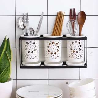 (Có sẵn )Set 2 ống cắm đũa gốm sứ cao cấp