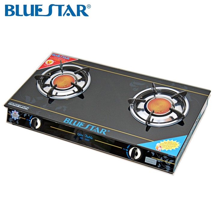 Bếp gas hồng ngoại Bluestar NG-5890C, Điếu gang đúc nguyên khối