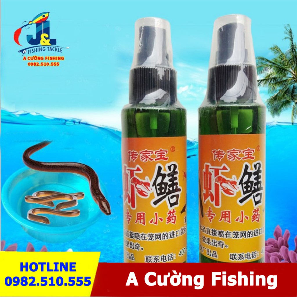 Mồi Dụ LƯƠN Dạng Xịt Đặc Biệt 120ml Siêu Nhậy