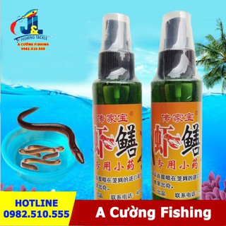 Mồi dụ lươn dạng xịt đặc biệt 120ml siêu nhậy
