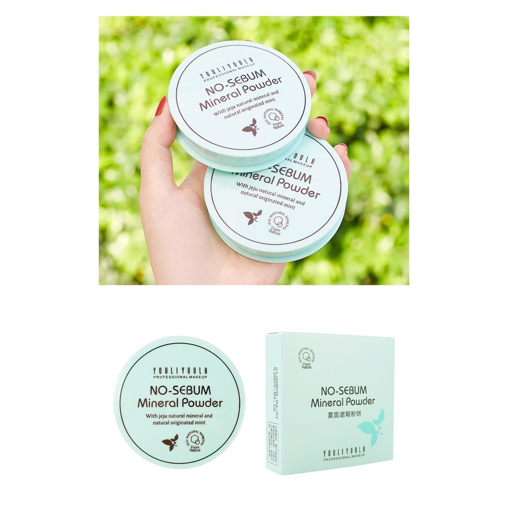 P102 Phấn Phủ Dạng nén Mịn Kèm Bông Phấn Tiện Dụng youliyoula | BigBuy360 - bigbuy360.vn