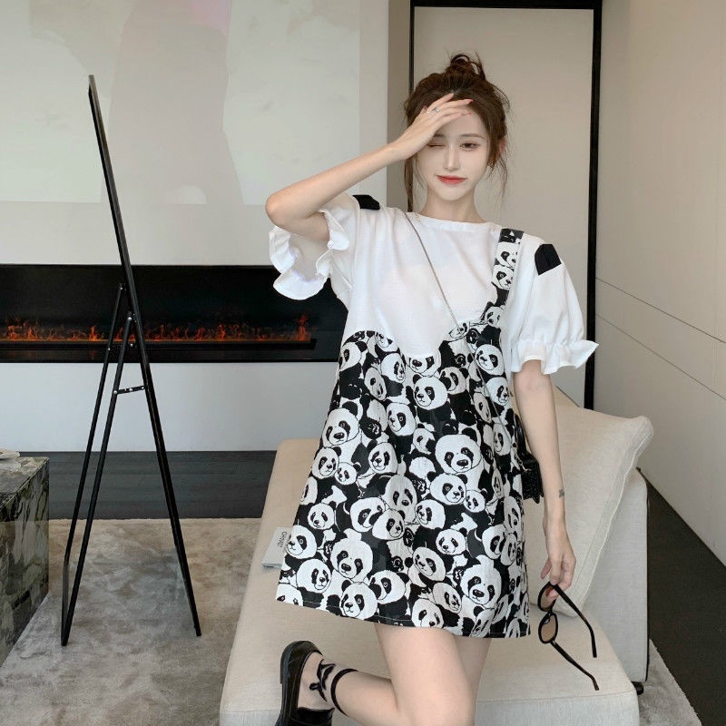 Đầm Nữ Dáng Rộng Họa Tiết Hoa Phong Cách Ngọt Ngào