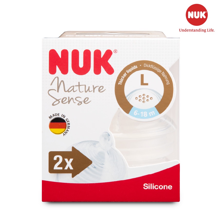 Núm ty NUK Silicone Nature Sense Size L (6-18m)