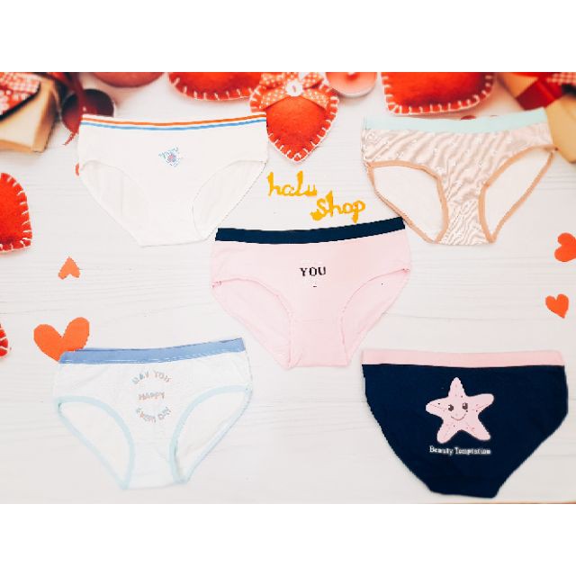 (Sỉ-lẻ có video ảnh thật) Quần lót cotton nữ kiểu dáng đáng yêu kute hàng Quảng Châu chất lượng cao siêu giảm giá | BigBuy360 - bigbuy360.vn