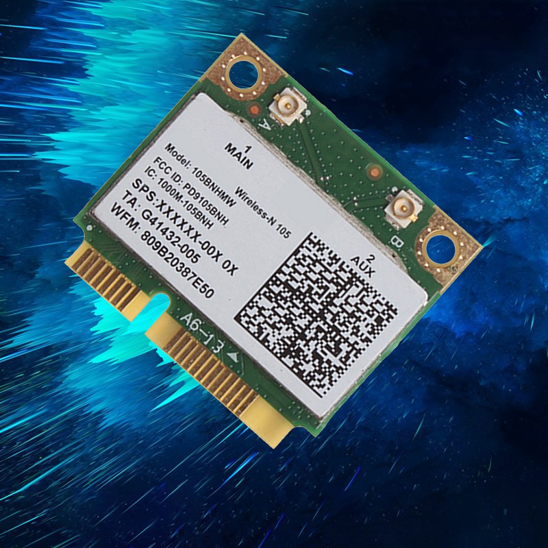 Card Wifi 105bnhmw Không Dây-N 105 Mini Pci-E 150mbps 2.4 Ghz 802.11b / G / N | BigBuy360 - bigbuy360.vn