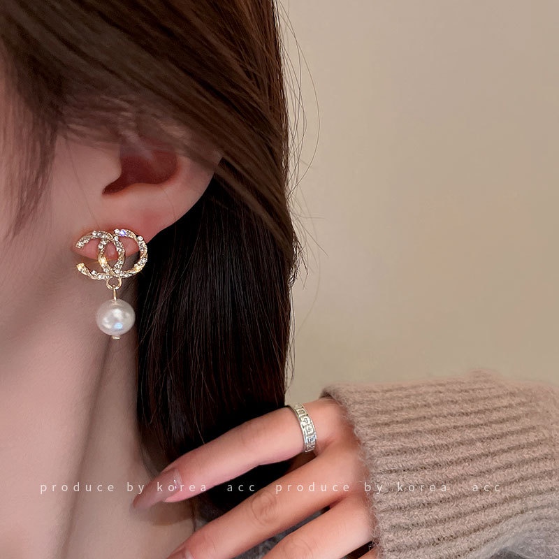 Bông Tai Mạ Bạc 925 Đính Ngọc Trai Sang Trọng 2022