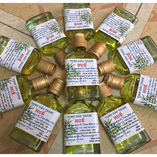 Dầu Tràm Huế Loại 1 Chai Vuông 100Ml