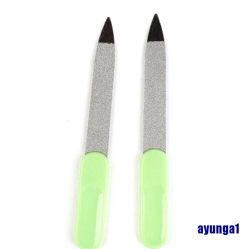 [Hàng mới về] Set 2 dũa móng tay bằng thép không gỉ