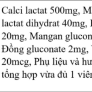 Calcium 500mg