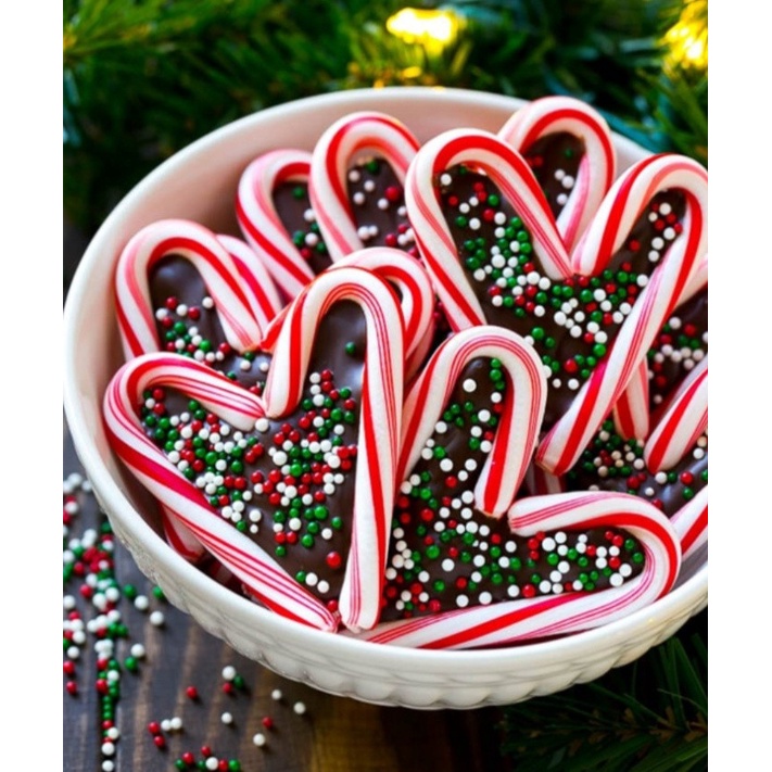 Kẹo gậy Candy Canes Giáng sinh hộp 12 cây - Mỹ