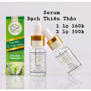2 serum dưỡng bạch thiên thảo sắc mộc thiên thu nhỏ lỗ chân lông chống lão hóa sau tái tạo da