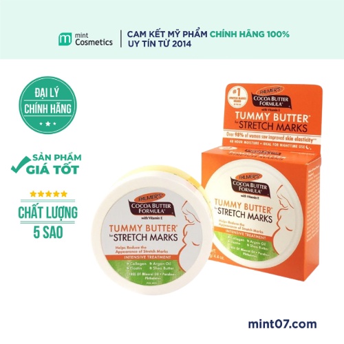 Kem Palmer Tummy Butter Stretch Marks Hũ 125g