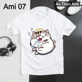 ⚡️FREESHIP⚡️Áo Thun Mèo Ami Bụng Bự 2