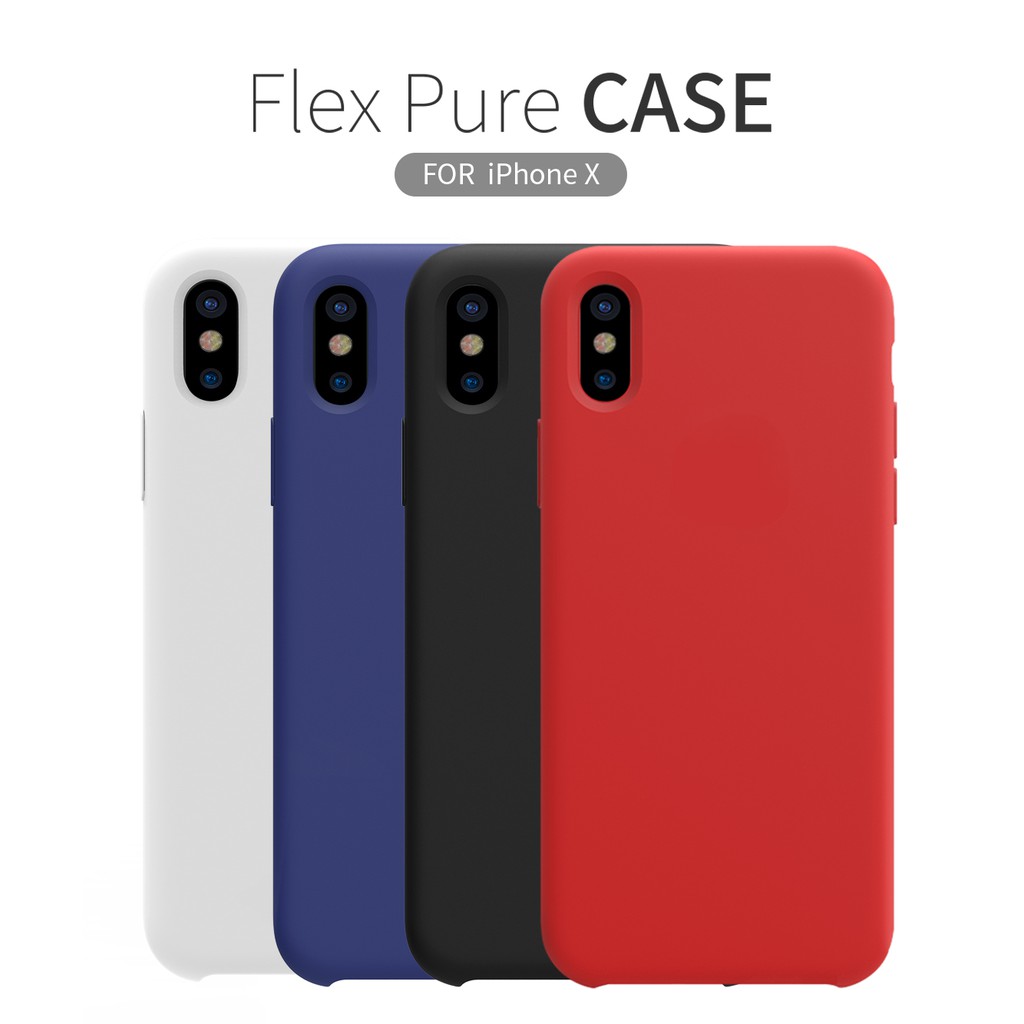 Ốp lưng Iphone X chính hãng Nillkin Flex Case