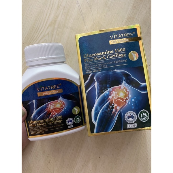 Glucosamine + Sụn cá mập hãng Vitatree Úc