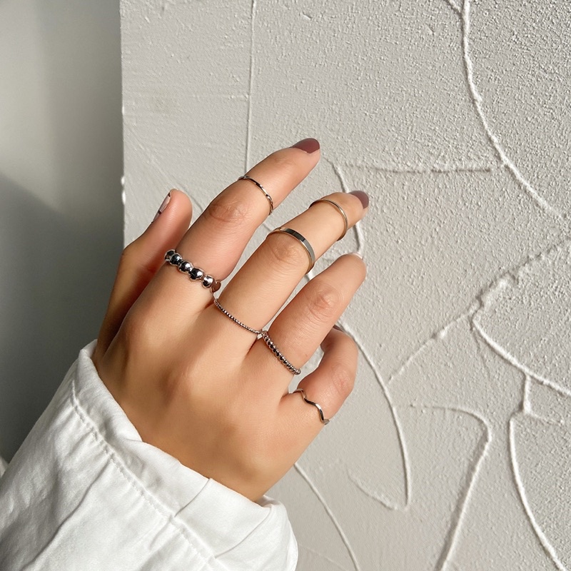 set nhẫn phong cách cổ điển dành cho nữ