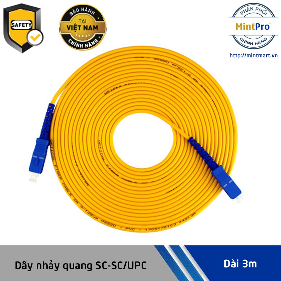 Dây nhảy quang Single Mode SC - SC/UPC dài 3m