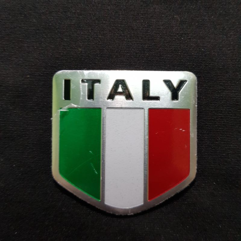 Tem nhôm dán xe hình lá cờ Italy chất lượng cao, siêu chất, đẹp