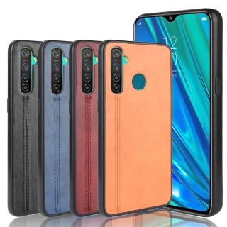 Ốp Điện Thoại Da Pu Họa Tiết Bò Sữa Cho Oppo Realme 3 Pro Realme 5 Pro Realme 6 Pro A92s Find X2 Pro