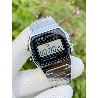 Đồng hồ nam casio unisex chính hãng fullbox a158wa-1