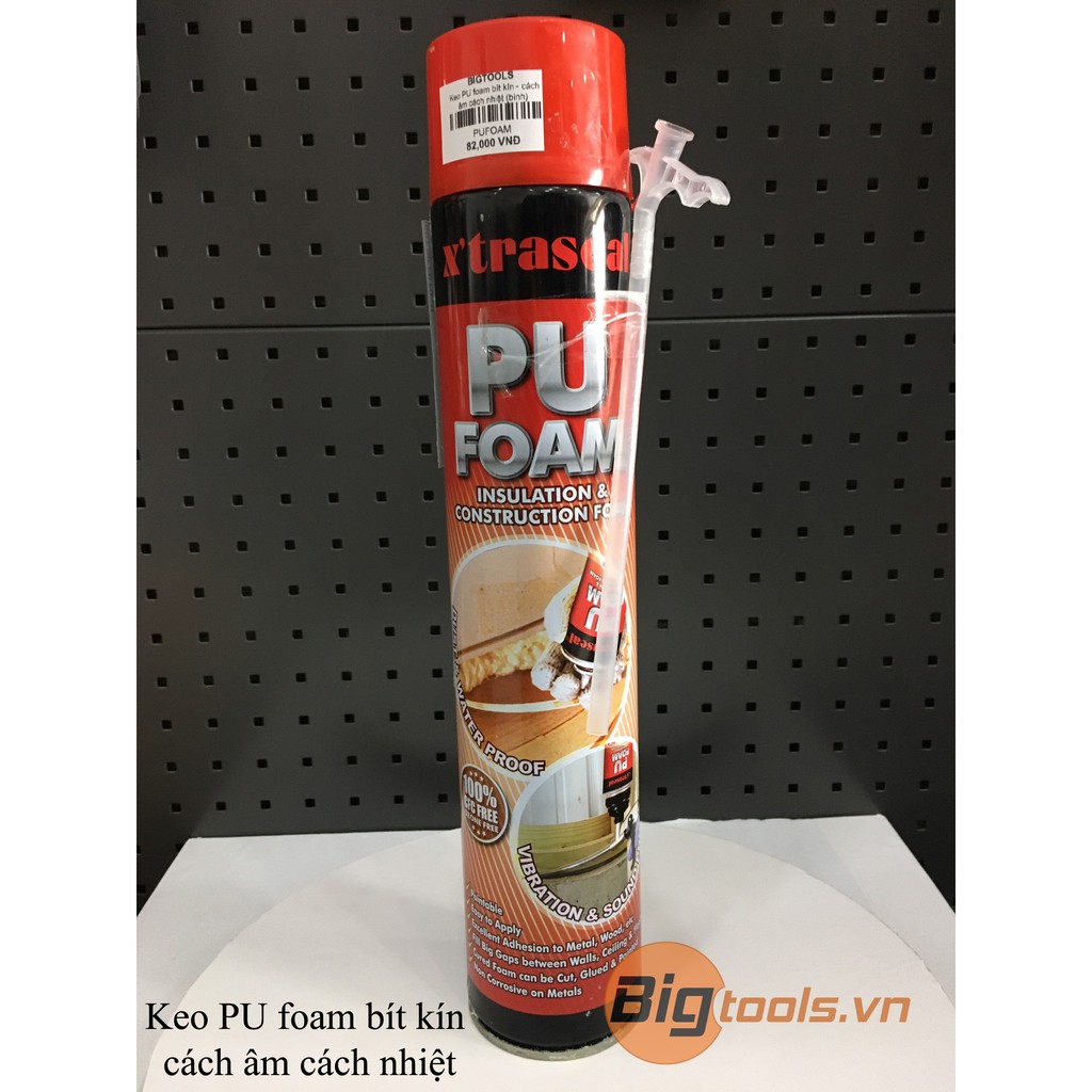 Keo PU foam X’traseal bít kín - cách âm cách nhiệt 750ml