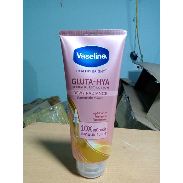 Dưỡng Thể Vaseline 300ml Healthy Bright Gluta Serum 10X và 50x  - Thái Lan
