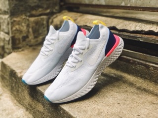 Giày Epic React Flyknit nhẹ êm bền cao cấp (trắng)