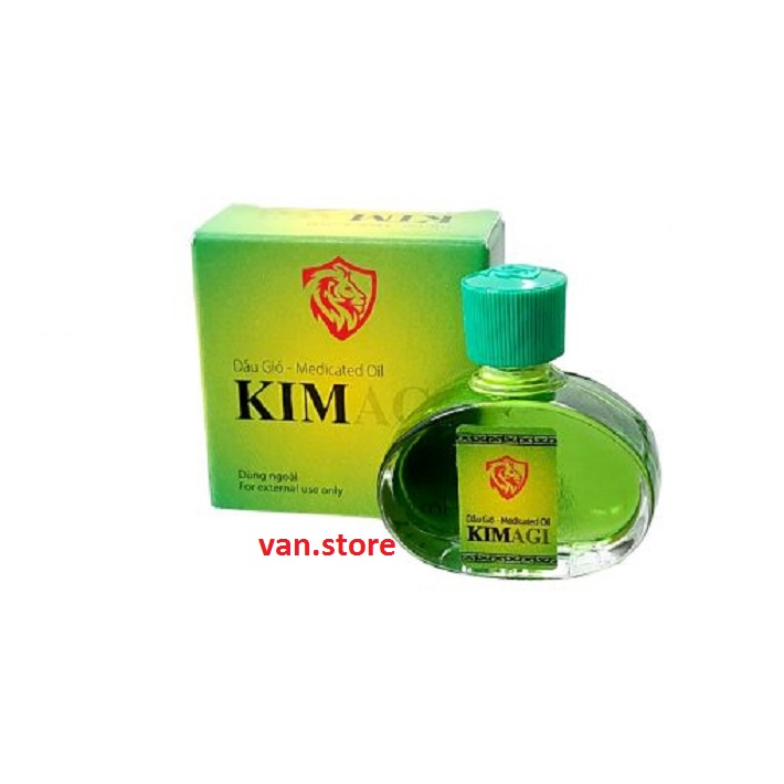 Dầu Gió Kim AGI [1 Hộp 1 chai 6ml] - Dùng Xoa Bóp, Thoa Vết Côn Trùng Cắn, Giữ Ấm Cơ Thể, Xông Hơi Giải Cảm...