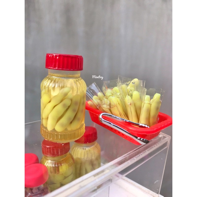 Me ngâm thu nhỏ bằng đất sét