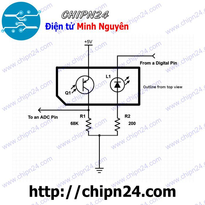 [1 CÁI] Cảm Biến Hồng Ngoại RPR220 4 chân