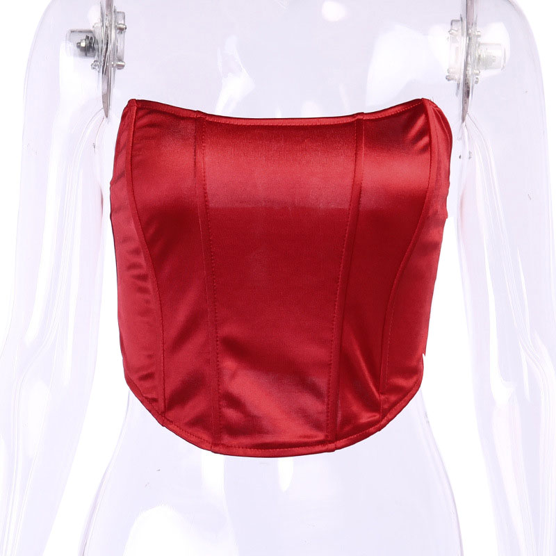 Áo Croptop Trễ Vai Dáng Ôm Gợi Cảm Cho Nữ