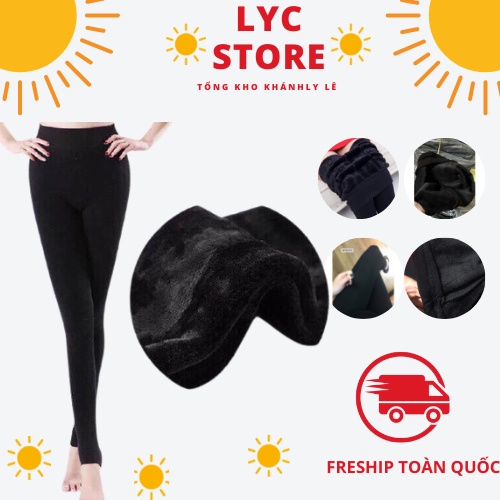 Quần lót lông nữ mùa đông, quần tất giữ nhiệt lót lông cho nữ LYC-STORE | BigBuy360 - bigbuy360.vn
