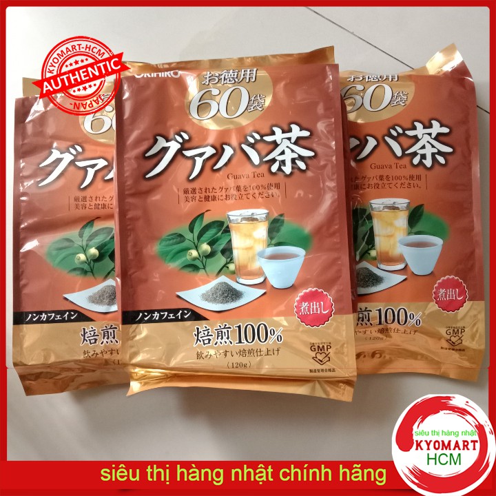 Trà Ổi Giảm Cân Orihiro Guava Tea Nhật Bản 60 Gói