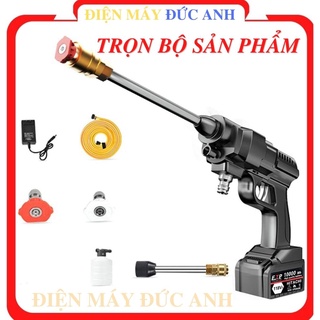Máy rửa xe áp lực cao bình phun bọt tuyết rửa xe máy cao áp cầm tay total dùng pin Hitachi 118V giá rẻ gia đình