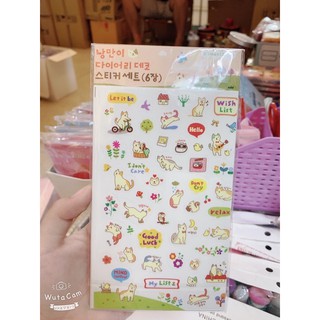SET 6 TỜ STICKER CUTE