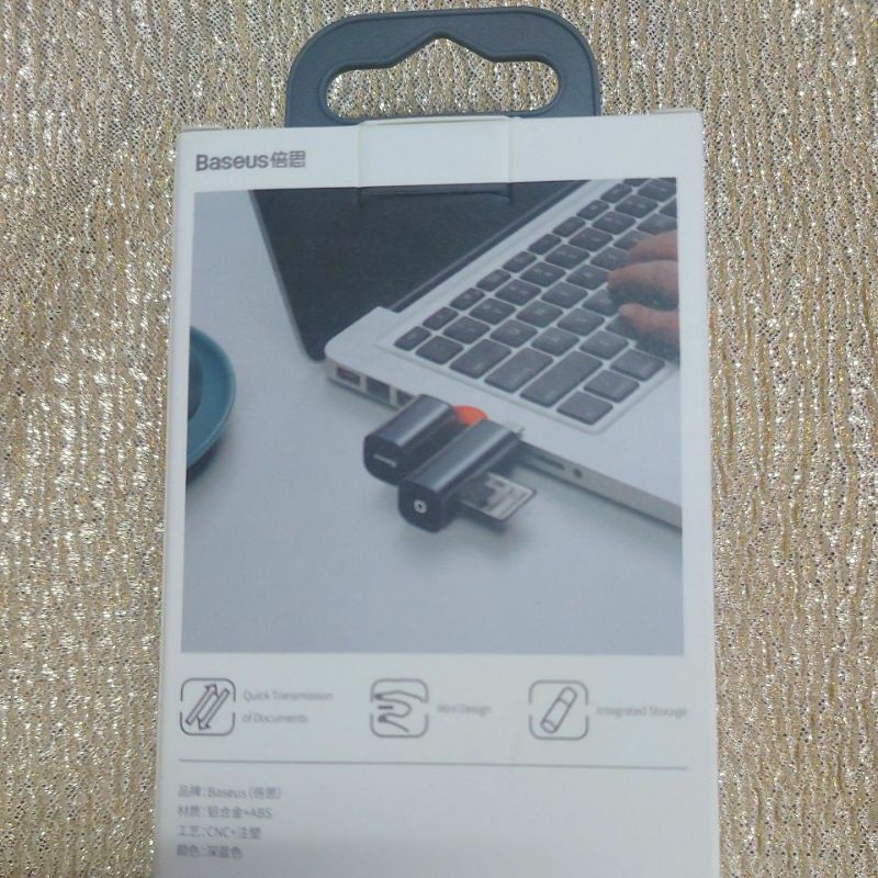 Đầu Đọc Thẻ Nhớ Usb 3.0  BASEUS Cho Máy Tính/Điện Thoại