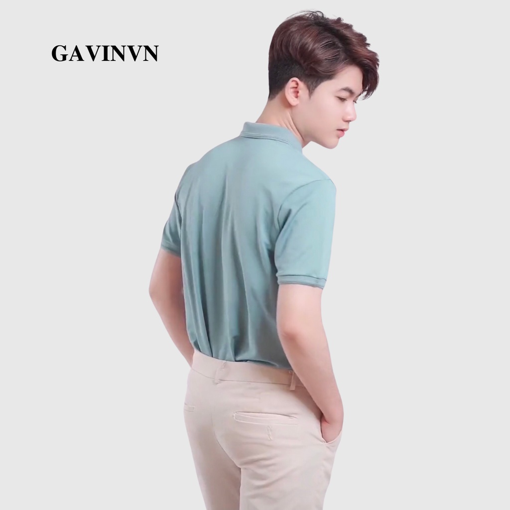 Áo thun nam polo cổ bẻ trơn basic ngắn tay vải cotton cá sấu phong cách trẻ trung Hidoli- Gavin (POLO22)