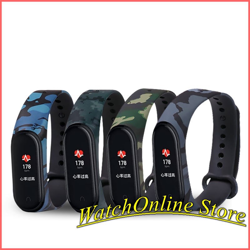 Dây đeo thay thế cho Xiaomi Miband 3 Miband 4 - Rằn ri