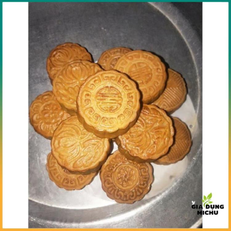 Khuôn làm bánh,Khuôn bánh trung thu nhiều mẫu đẹp có lò so dễ làm tiện dụng-MICHU
