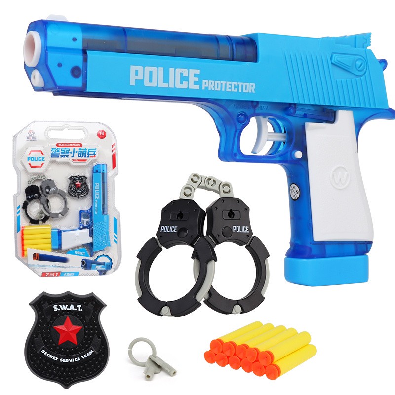 Đồ chơi tập làm police nước cho bé 0175, đồ chơi nhựa abs loại 1