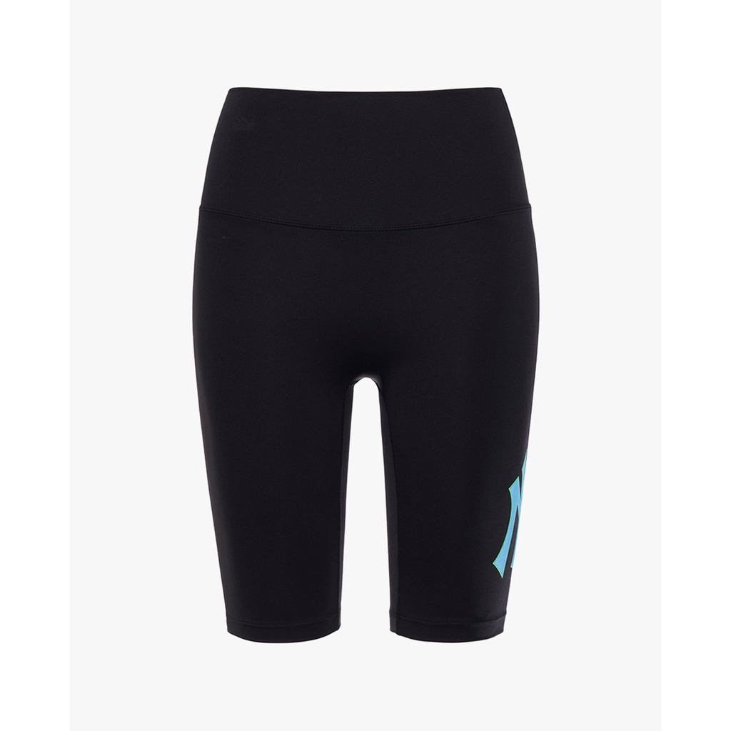 Quần MLB Biker Legging Nữ MÀU ĐEN LOGO XANH DƯƠNG - *BLACK* - CODE: 3FLGC0123