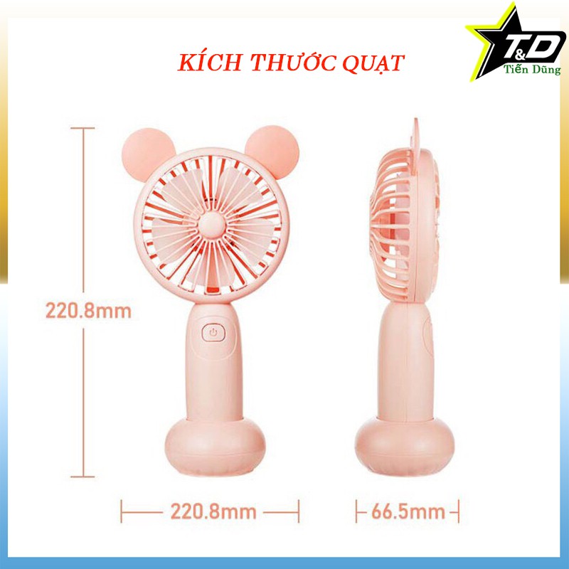 [Mã ELHA22 giảm 5% đơn 300K] Quạt cầm tay remax f41 handheld fan dòng 5 cách quạt xạc pin có đế chính hãng