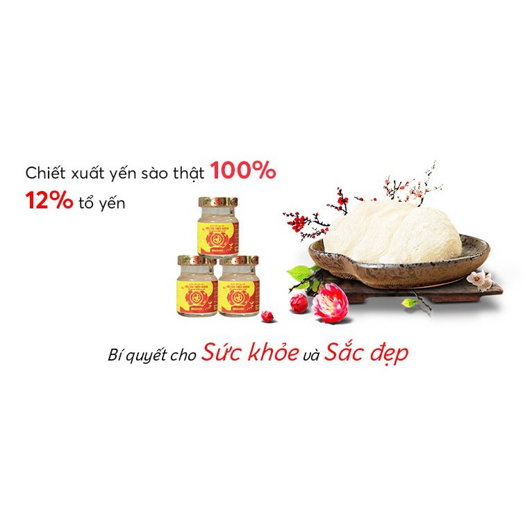 4 HỘP YẾN SÀO THIÊN HOÀNG CAO CẤP 12% TỔ YẾN KHÔNG KÈM TÚI GIẤY