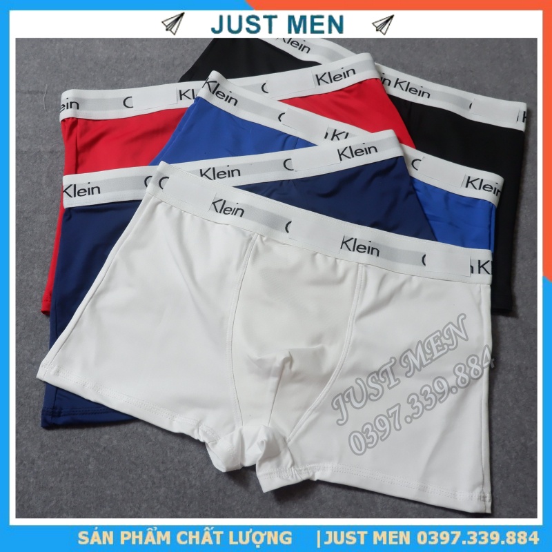 Quần lót nam boxer cao cấp co dãn 4 chiều thun lạnh chính phẩm, quần sịp xì đùi sexy thông hơi khử khuẩn | JM