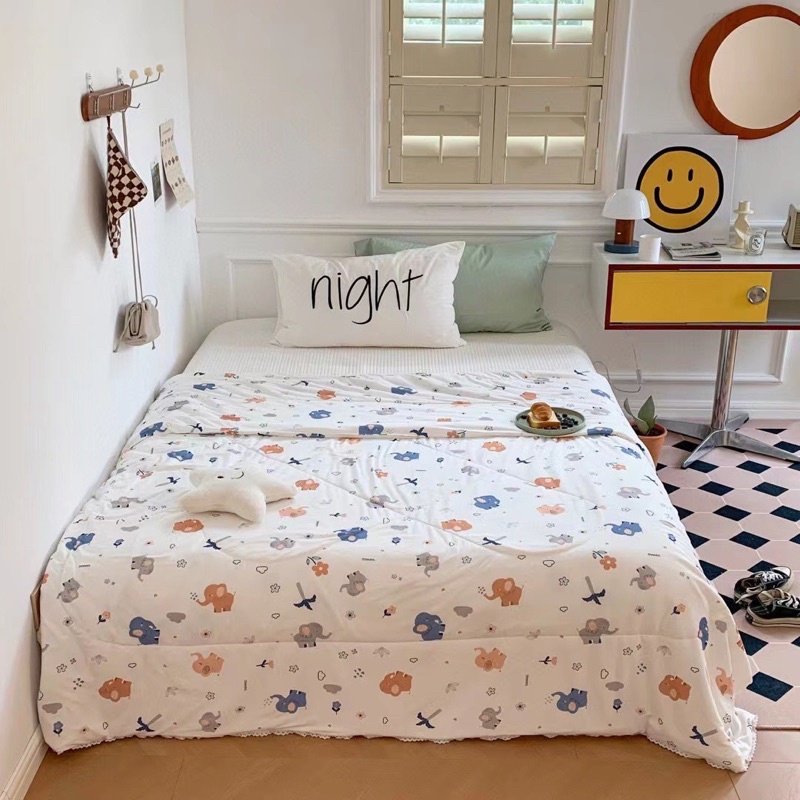 shinbedding_Chăn Thun Lạnh Hàn Quốc Siêu Xinh Mềm Mát