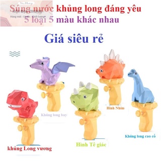 Súng khủng long phun nước, súng nước cho bé