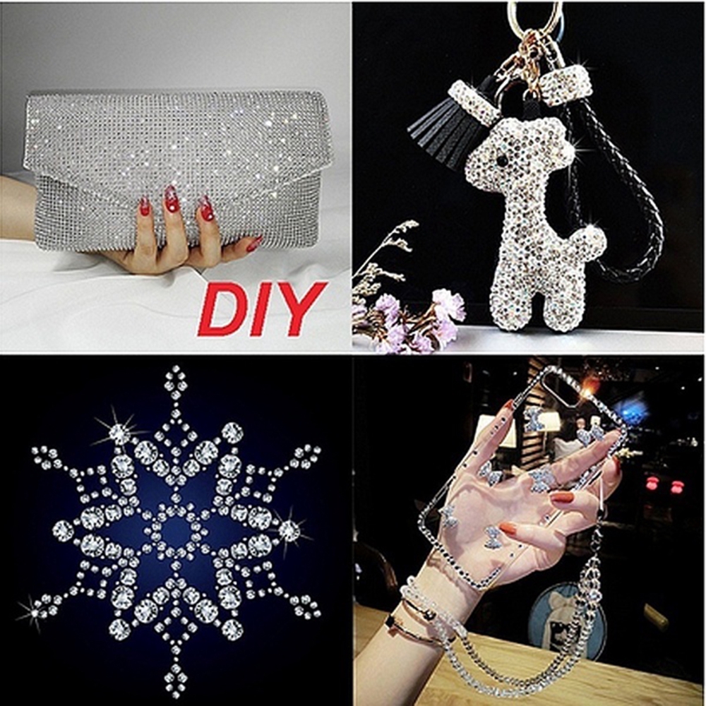 Kim cương giả 3D lấp lánh dùng để đính trang trí móng nghệ thuật