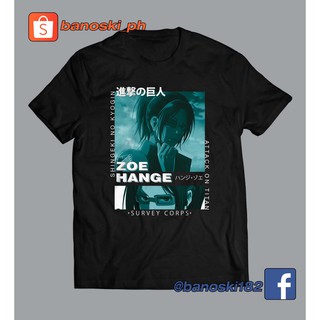 (BÁN CHẠY) Áo phông ATTACK ON TITAN / ZOE HANGE / SHINGEKI NO KYOJIN / ANIME đẹp giá rẻ